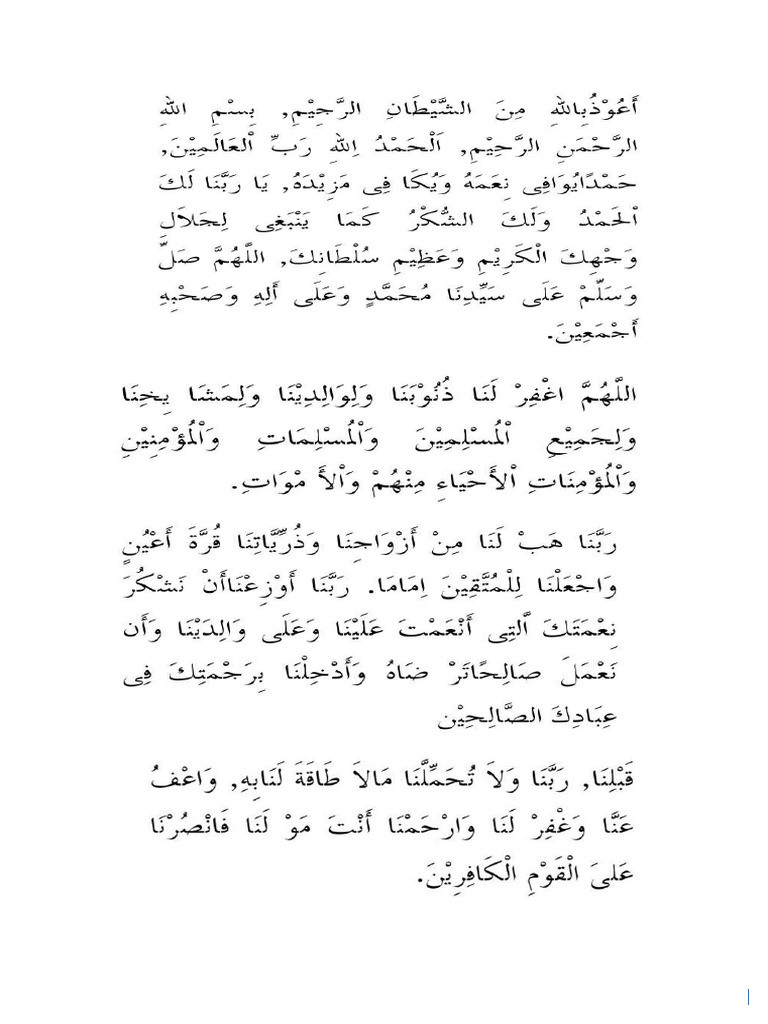 Doa Saat Hadapi Masalah dalam Bahasa Arab dan Terjemahan