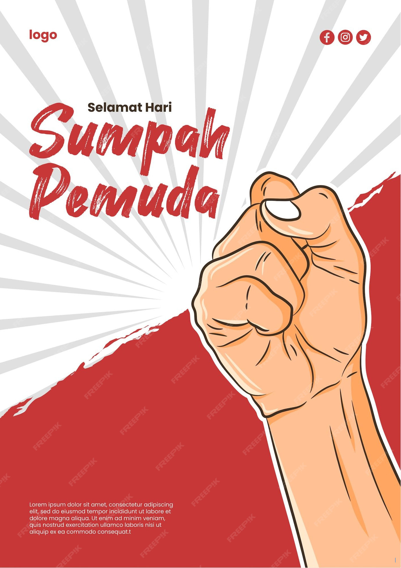 Daftar 30 Unduh Poster Sumpah Pemuda 2025, Desain Menarik