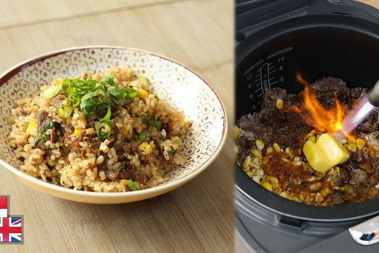 Nasi Sapi Lada Hitam Praktis dengan Rice Cooker: Rasa Gurih dan Aromatik Karya Devina Hermawan