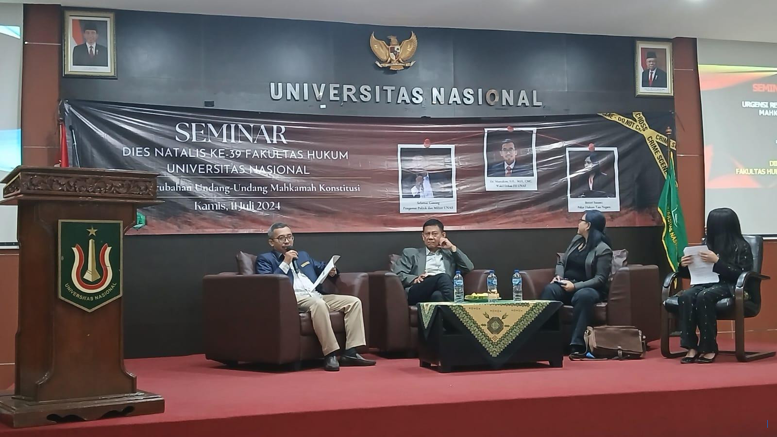 Hakim MK Tampil di Seminar Nasional Lawfare Unram