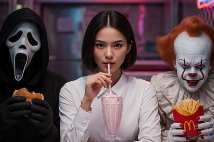 14 Ide Prompt AI untuk Foto Halloween Mirip Film Horor Hollywood: Mulai dari Jason, Pennywise, hingg