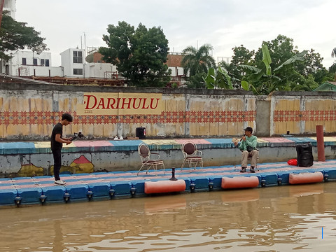 Kisah Sejarawan Palembang tentang Anak Sungai Musi yang Menyusut