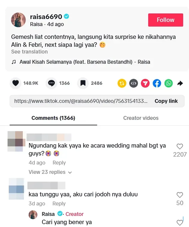 Raisa Sindir Hubungan Toxic Sebelum Gugat Cerai Hamish, Bahagia Usai Berpisah