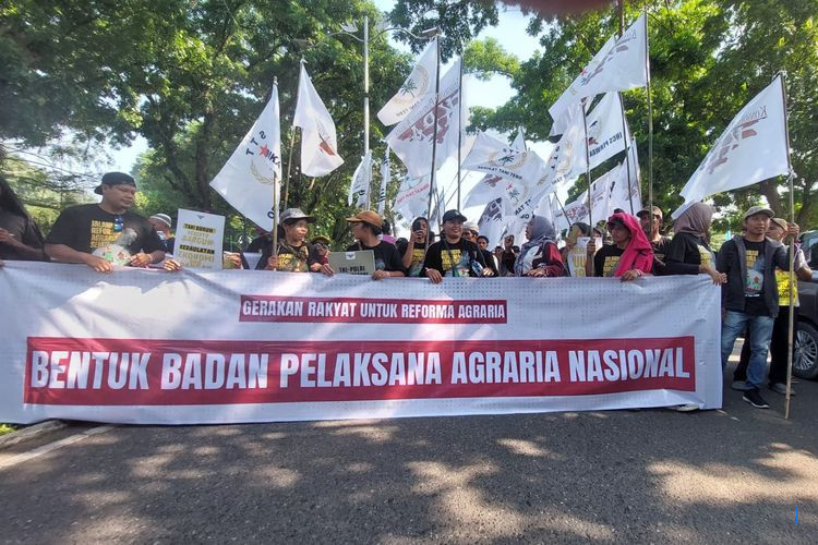 Peringati HTN, Petani Turun Jalan Tolak Perampasan Tanah