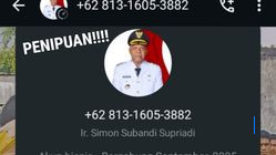Waspada Penipuan! Nama Wabup Sikka Disalahgunakan, Simon Subandi Bantah Nomor Ini Miliknya